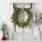 24" Pre-Lit Holiday Christmas Cascading Pine Wreath